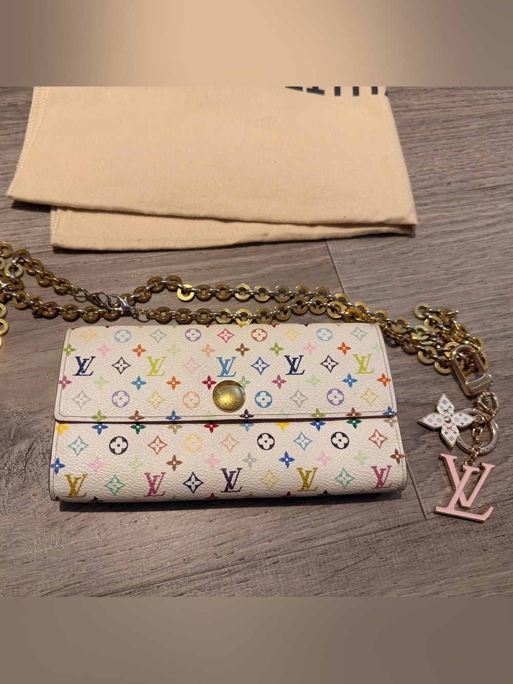 Murakami X Louis Vuitton long wallet
